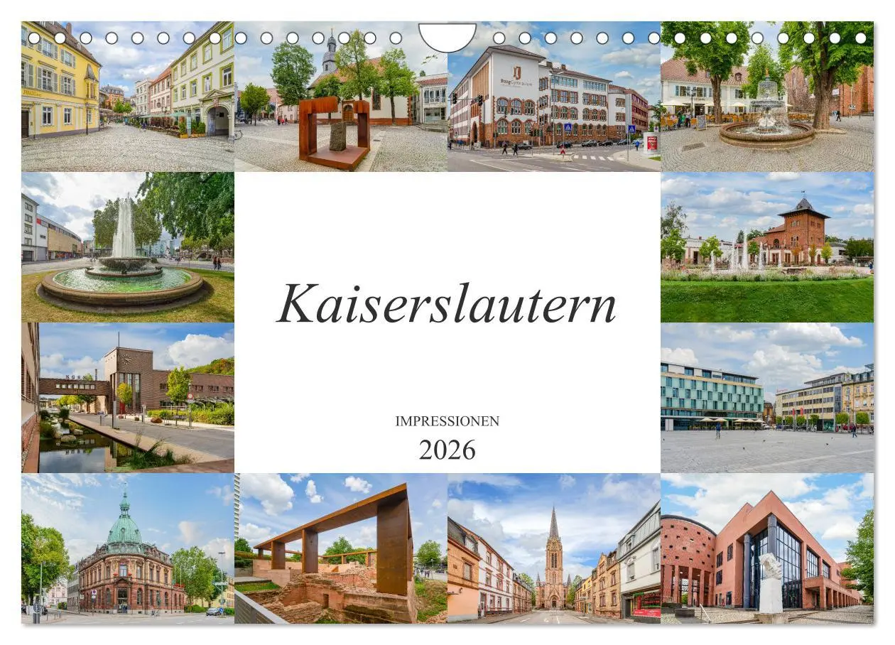 Cover: 9783457758724 | Kaiserslautern Impressionen (Wandkalender 2026 DIN A4 quer),...