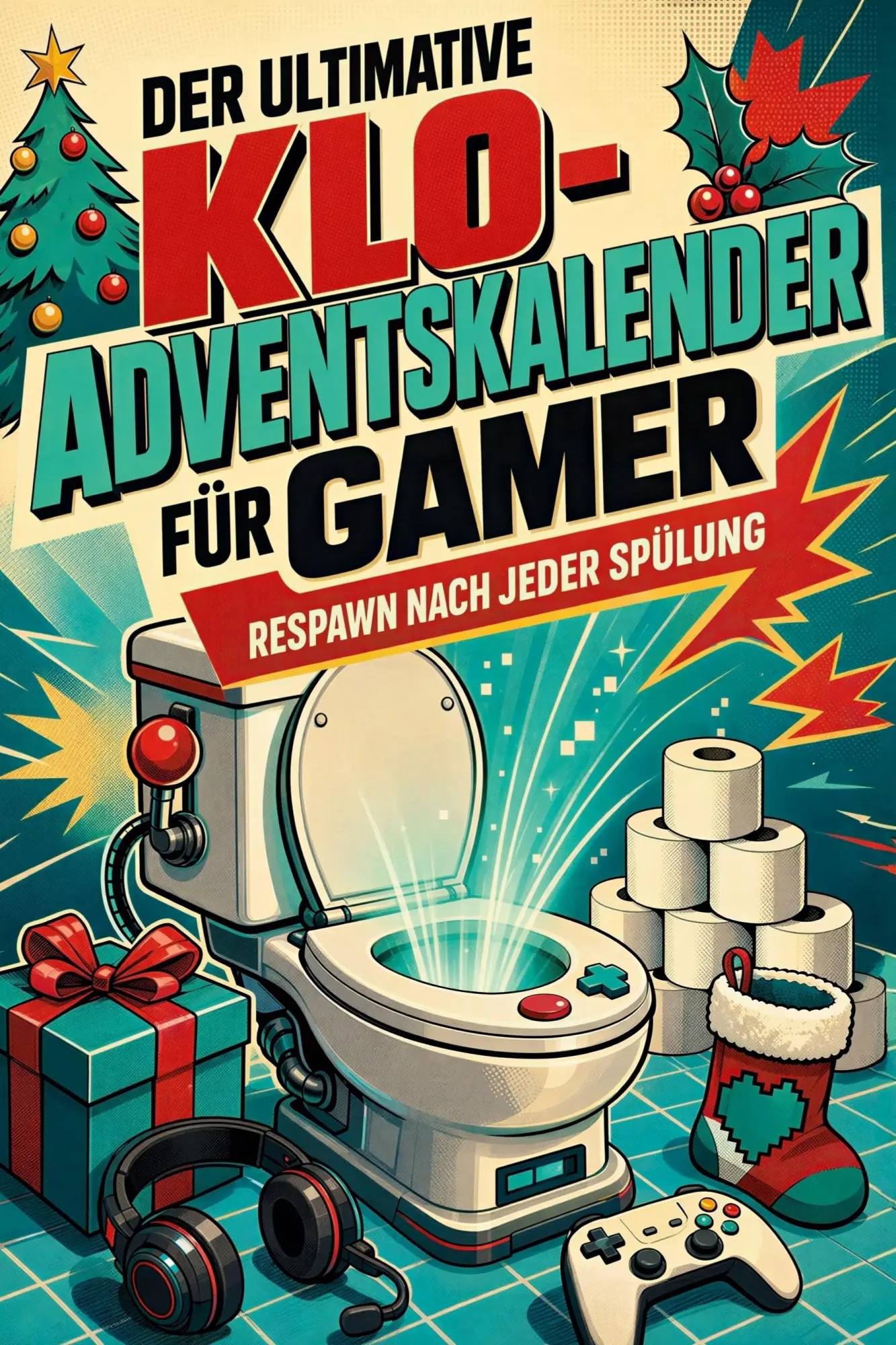 Cover: 9783696108724 | Der ultimative Klo-Adventskalender für Gamer | Lucy Schulz | Buch
