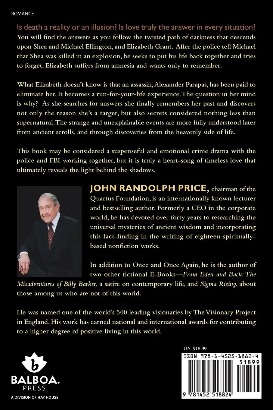 Rückseite: 9781452518824 | Once and Once Again | John Randolph Price | Taschenbuch | Englisch