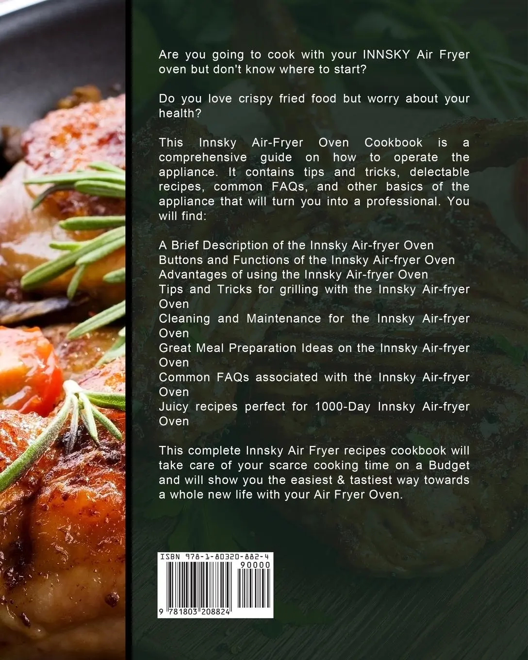 Rückseite: 9781803208824 | Innsky Air Fryer Oven Cookbook for Beginners | James Chapa | Buch