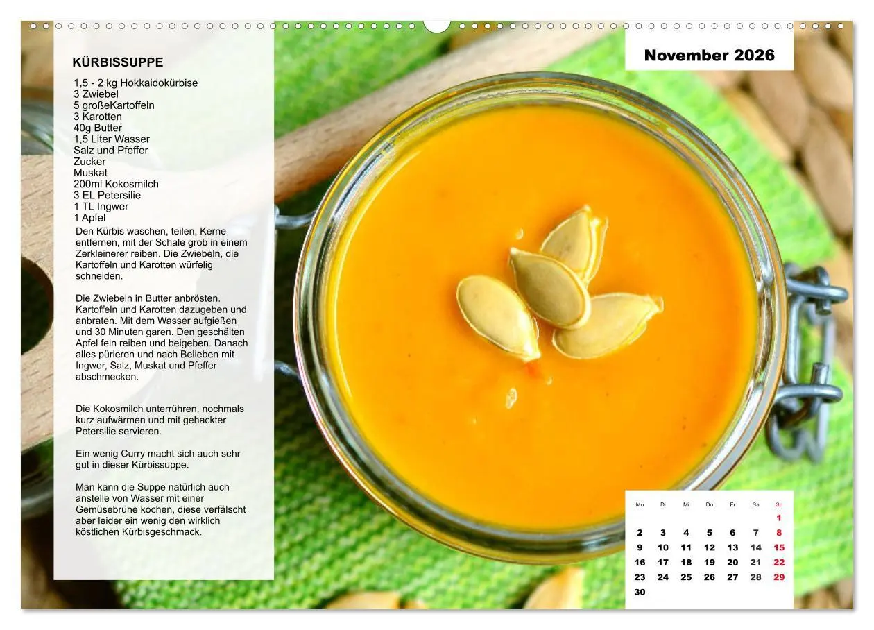 Bild: 9783457678824 | Aus der Suppenküche. Küchenkalender mit tollen Rezepten...