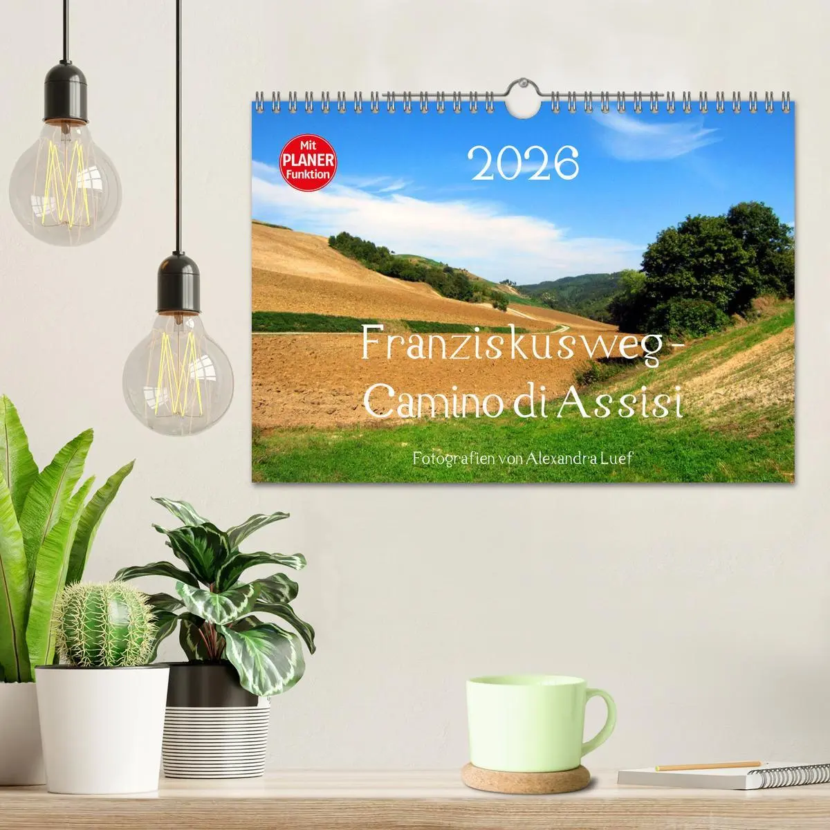 Bild: 9783457988824 | Franziskusweg - Camino di Assisi (Wandkalender 2026 DIN A4 quer),...