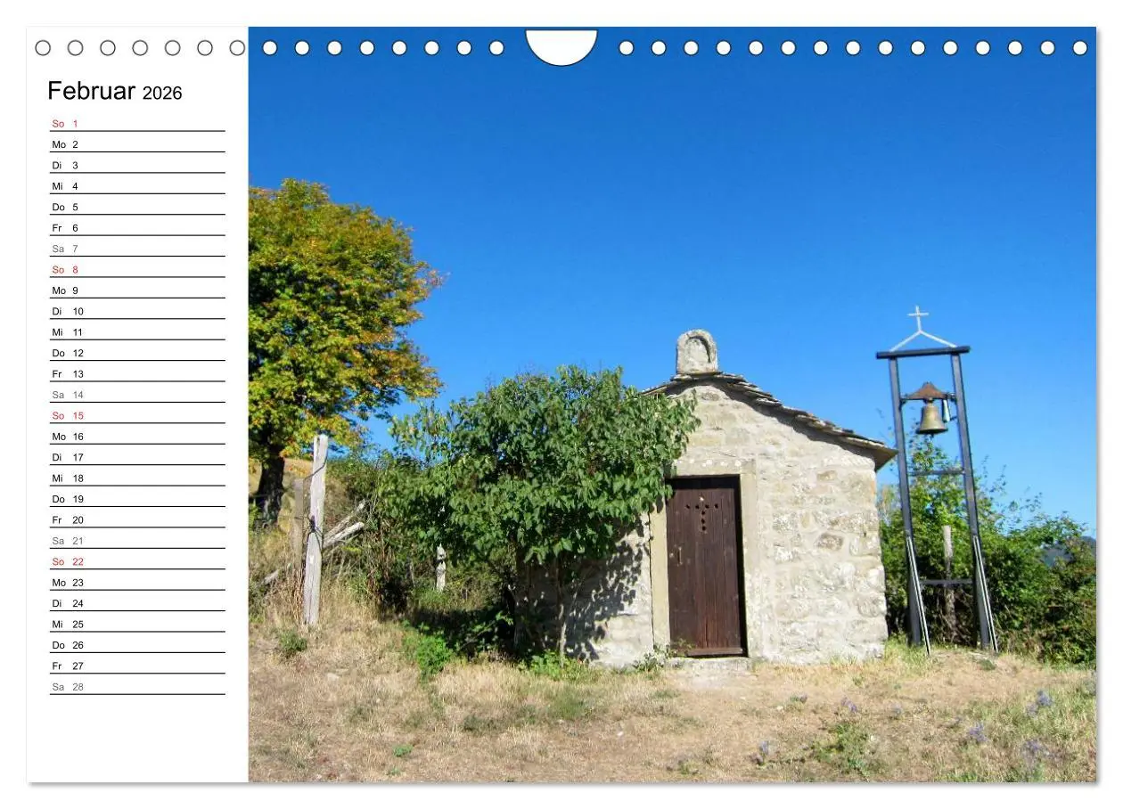 Bild: 9783457988824 | Franziskusweg - Camino di Assisi (Wandkalender 2026 DIN A4 quer),...