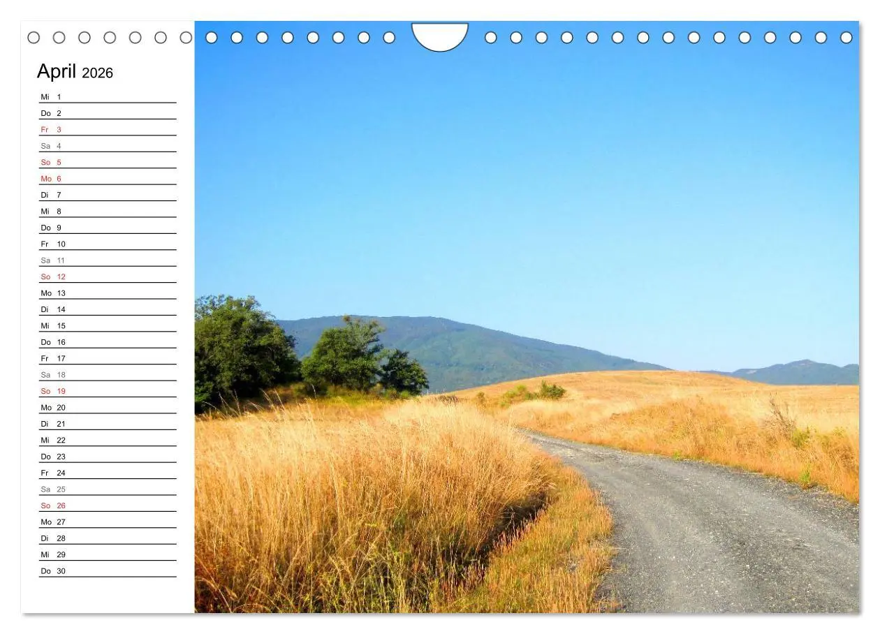 Bild: 9783457988824 | Franziskusweg - Camino di Assisi (Wandkalender 2026 DIN A4 quer),...