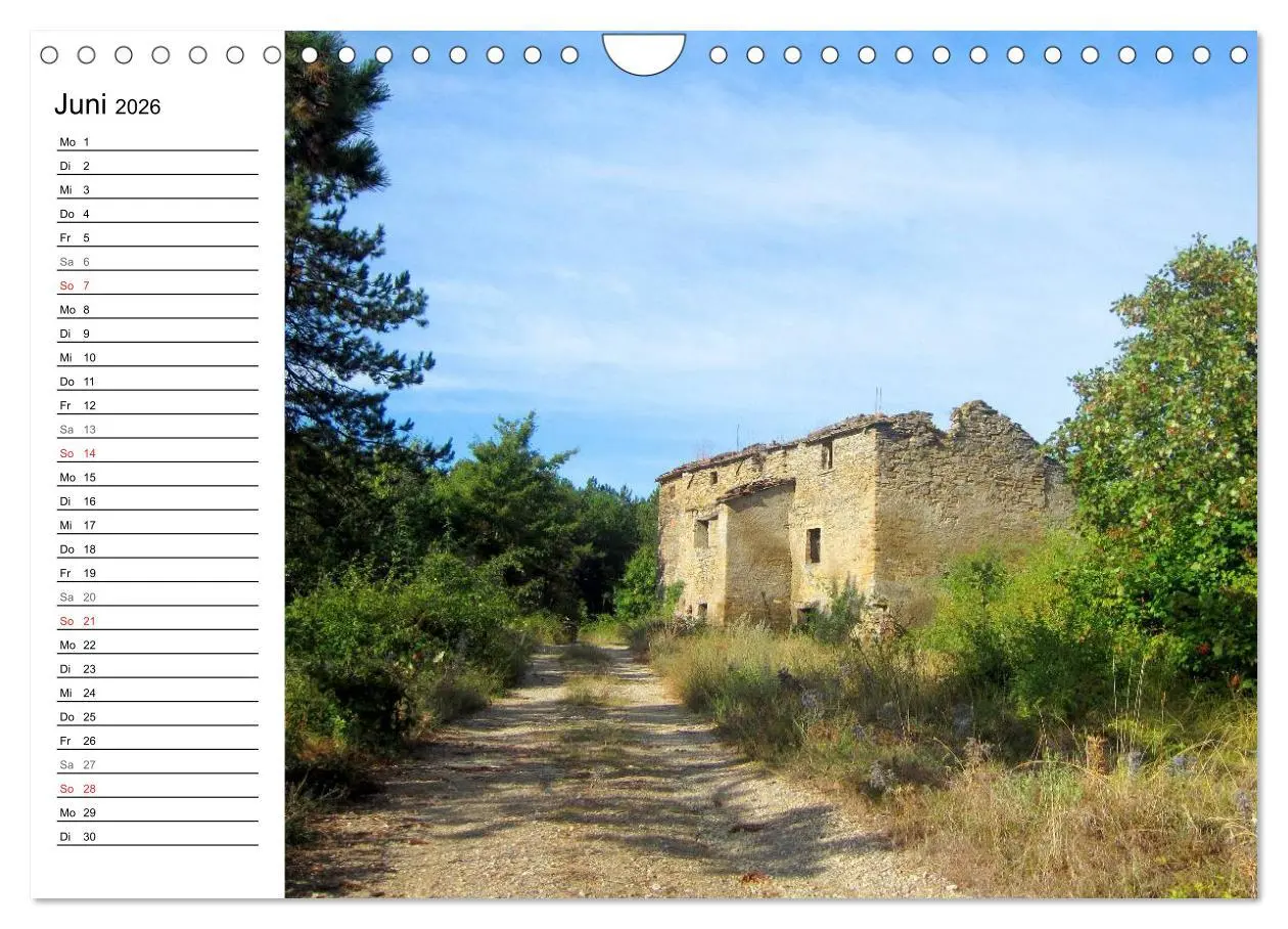 Bild: 9783457988824 | Franziskusweg - Camino di Assisi (Wandkalender 2026 DIN A4 quer),...