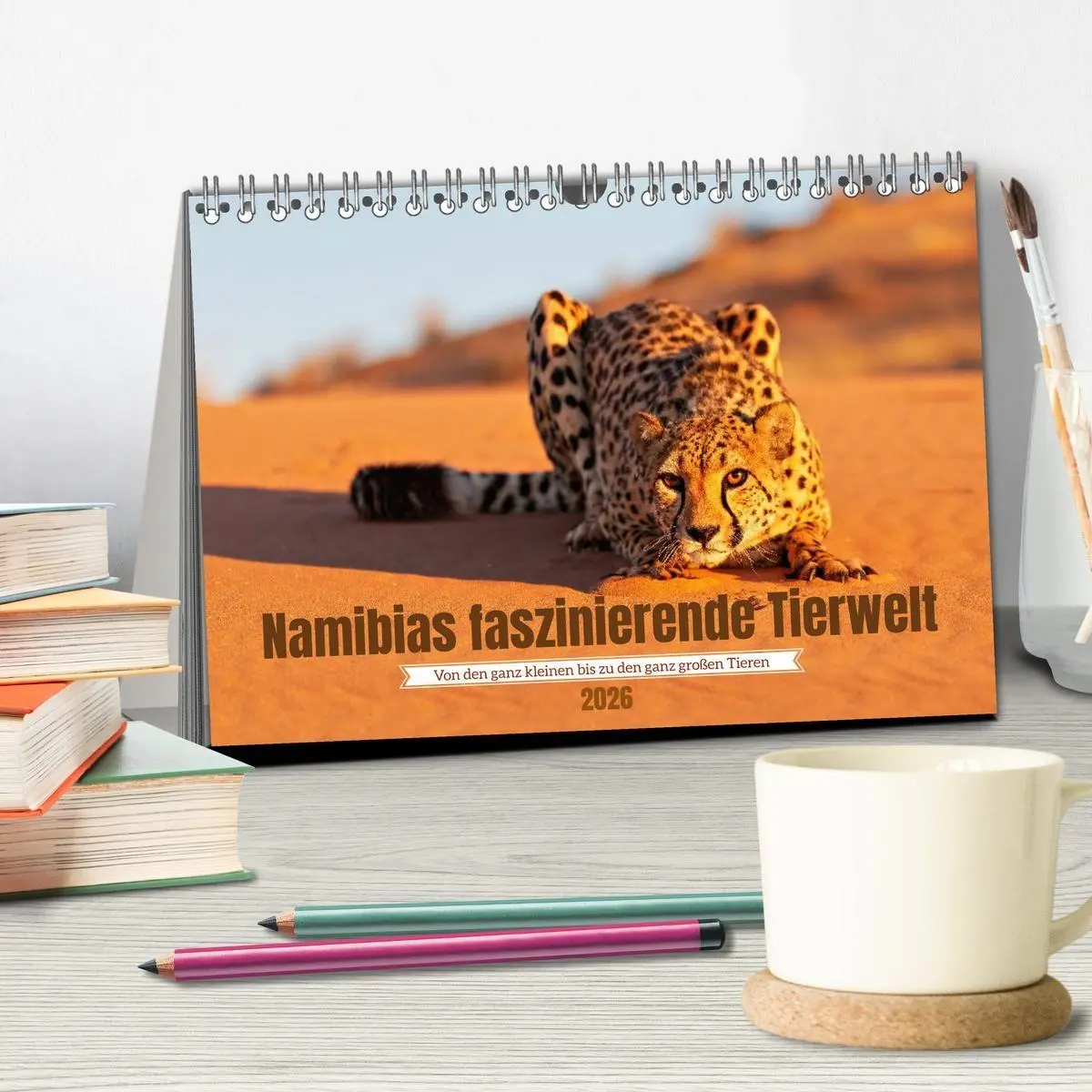 Bild: 9783516698824 | Namibias faszinierende Tierwelt (Tischkalender 2026 DIN A5 quer),...