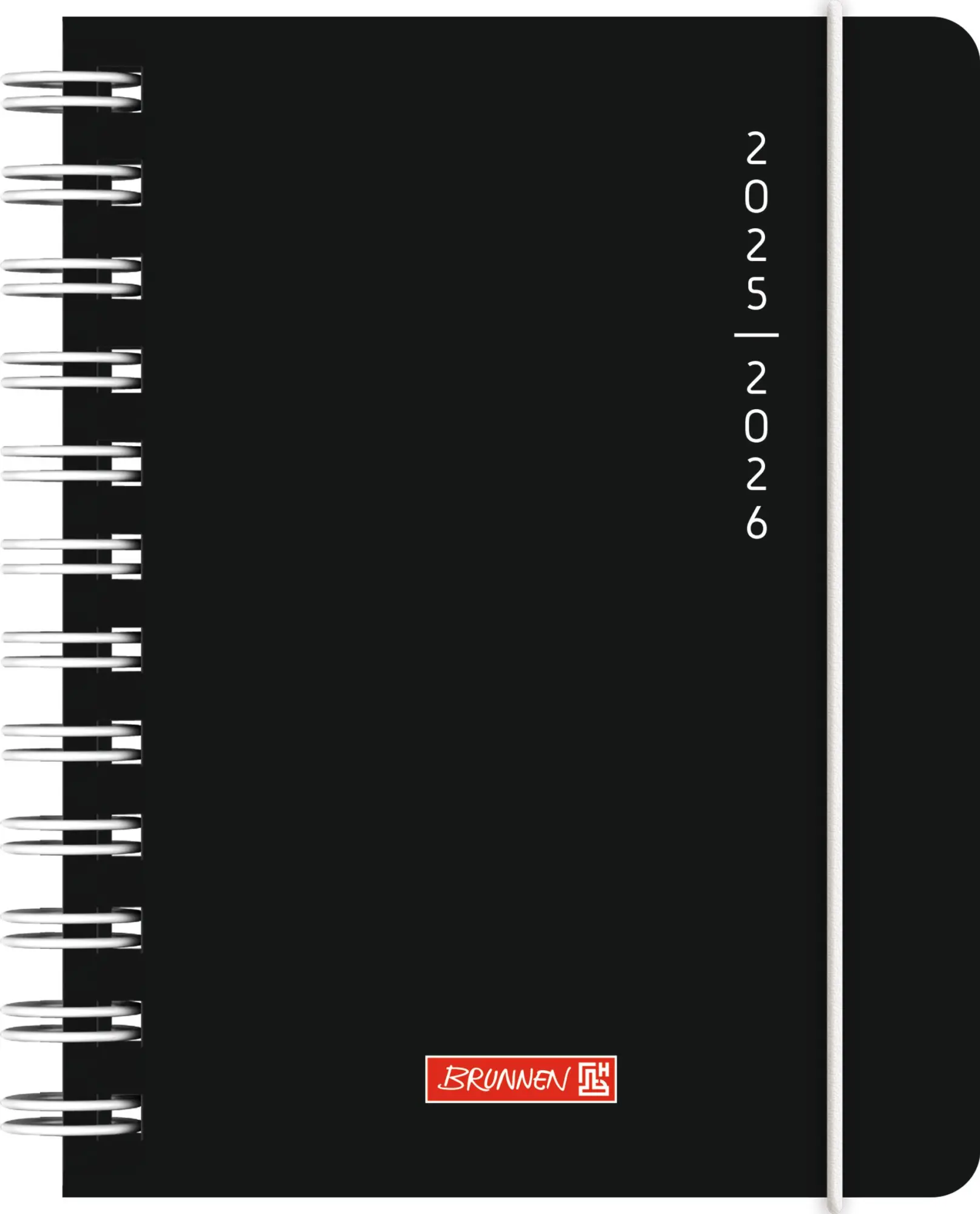 Cover: 4061947138924 | BRUNNEN Schülerkalender (2025/2026) "Plain Black", 1 Seite = 1 Tag,...