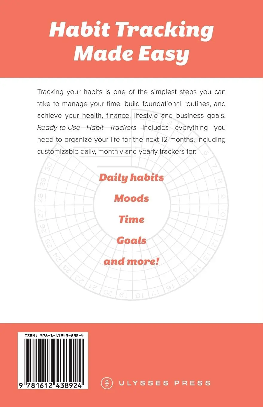 Rückseite: 9781612438924 | Ready-To-Use Habit Trackers | Rachel Watts | Taschenbuch | Englisch