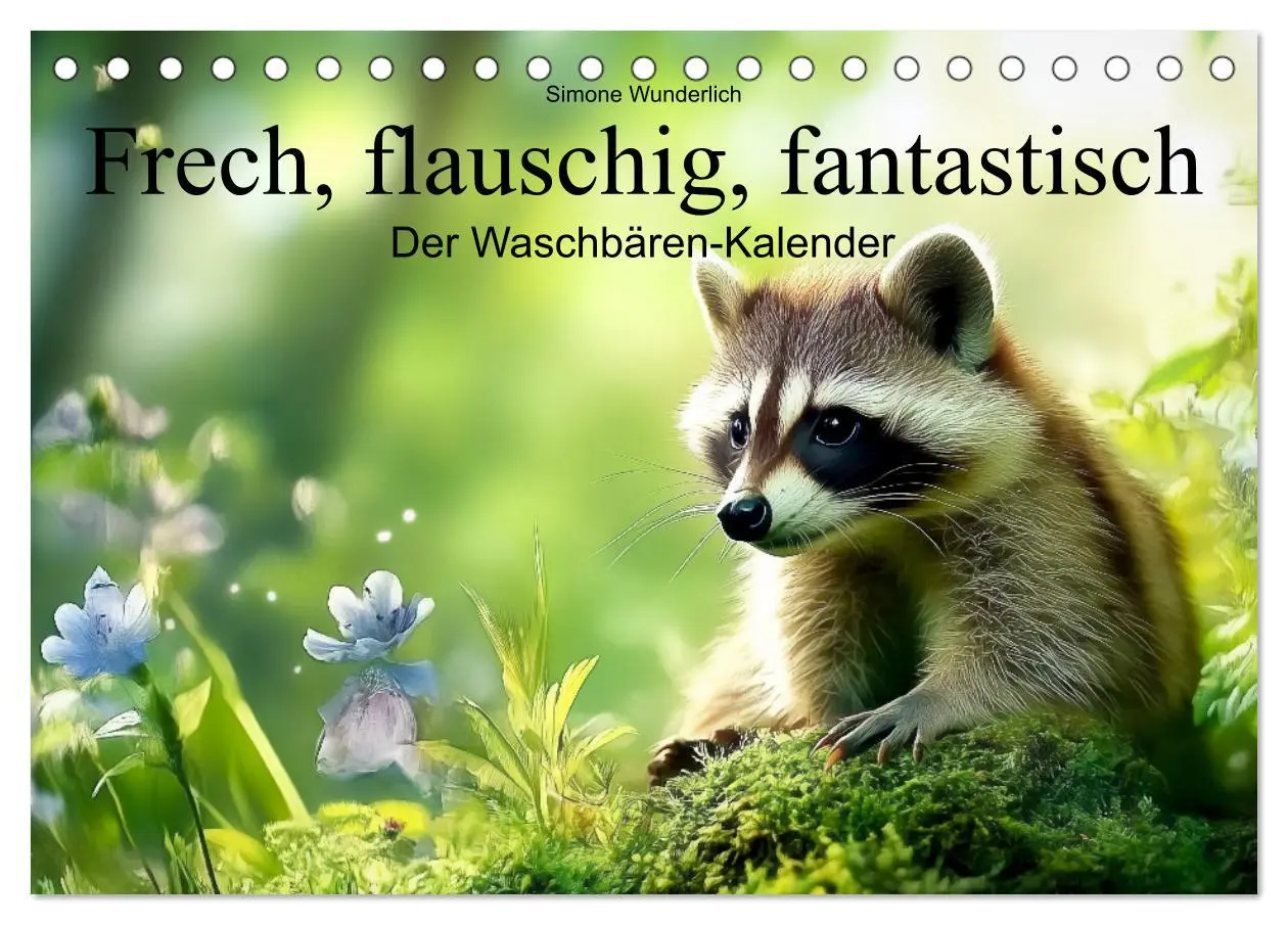 Cover: 9783457288924 | Frech, flauschig, fantastisch - Der Waschbären-Kalender...