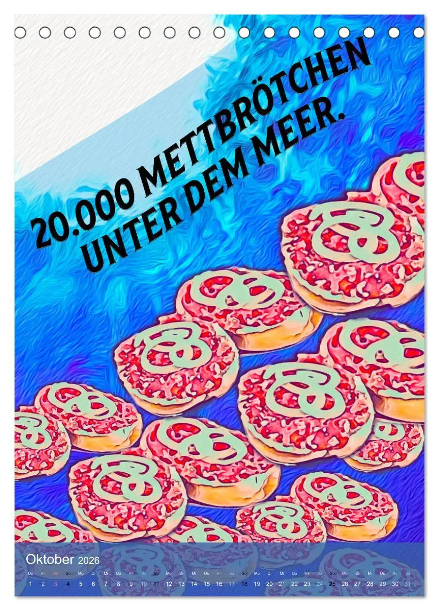 Bild: 9783516378924 | Mettbrötchen Träume - Mettkalender (Tischkalender 2026 DIN A5...