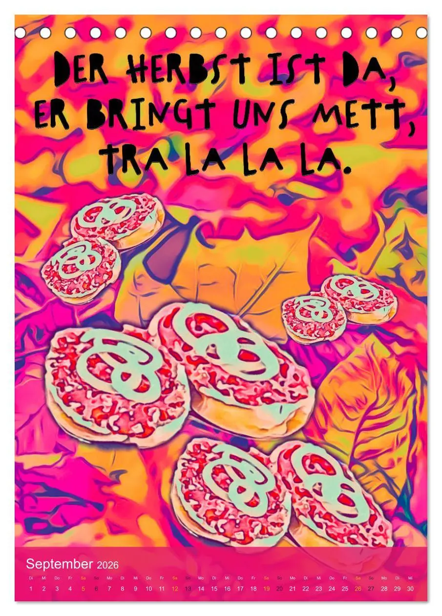 Bild: 9783516378924 | Mettbrötchen Träume - Mettkalender (Tischkalender 2026 DIN A5...
