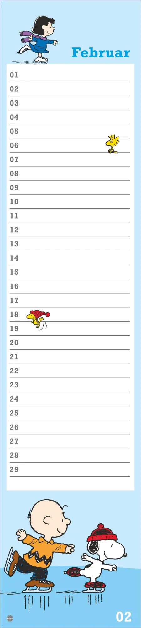 Bild: 9783756408924 | Peanuts Geburtstagskalender Langplaner | Kalender | Spiralbindung