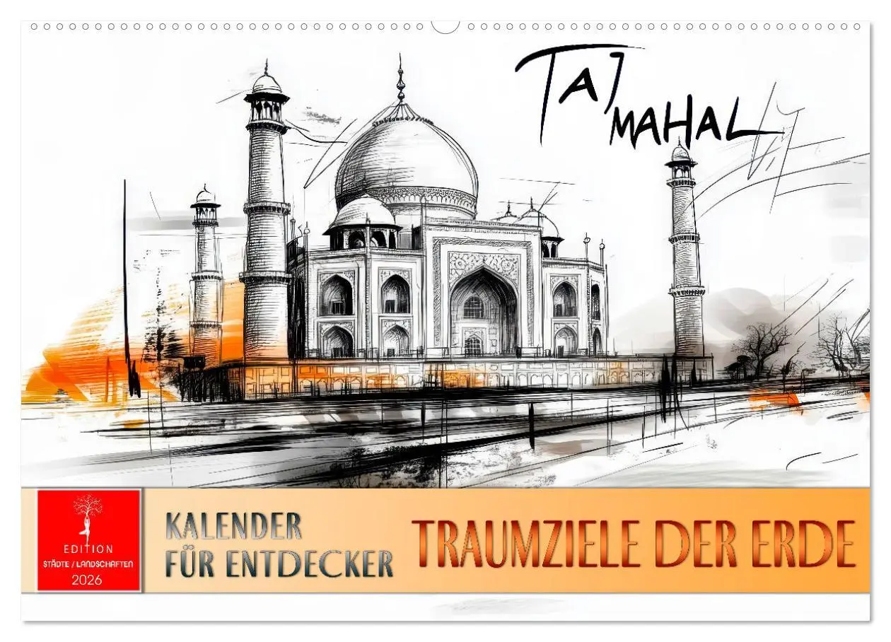Cover: 9783457249024 | Traumziele der Erde - Kalender für Entdecker (Wandkalender 2026 DIN...
