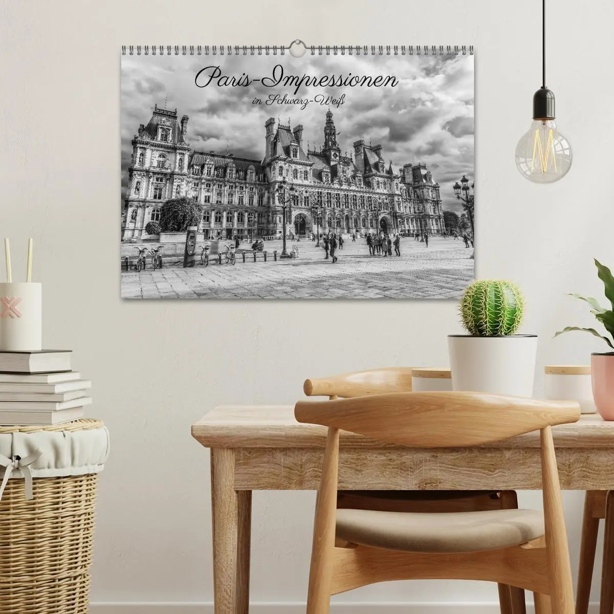 Bild: 9783457939024 | Paris-Impressionen in Schwarz-Weiß (Wandkalender 2026 DIN A3 quer),...