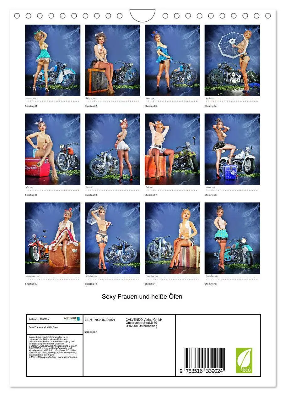 Bild: 9783516339024 | Sexy Frauen und heiße Öfen (Wandkalender 2026 DIN A4 hoch),...