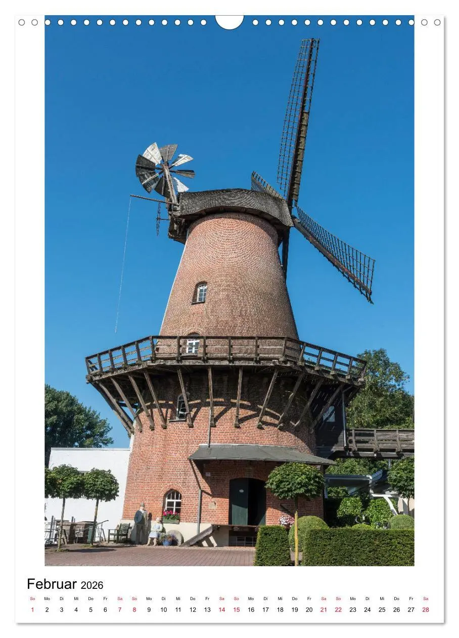 Bild: 9783516409024 | Historische Windmühlen in Minden-Lübbecke (Wandkalender 2026 DIN A3...