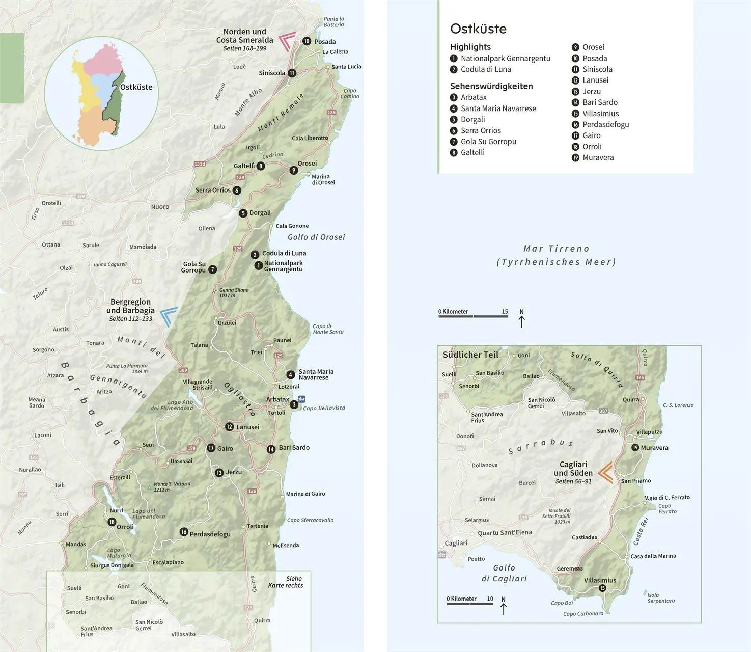 Bild: 9783734209024 | Vis-à-Vis Reiseführer Sardinien | DK Verlag - Reise | Taschenbuch