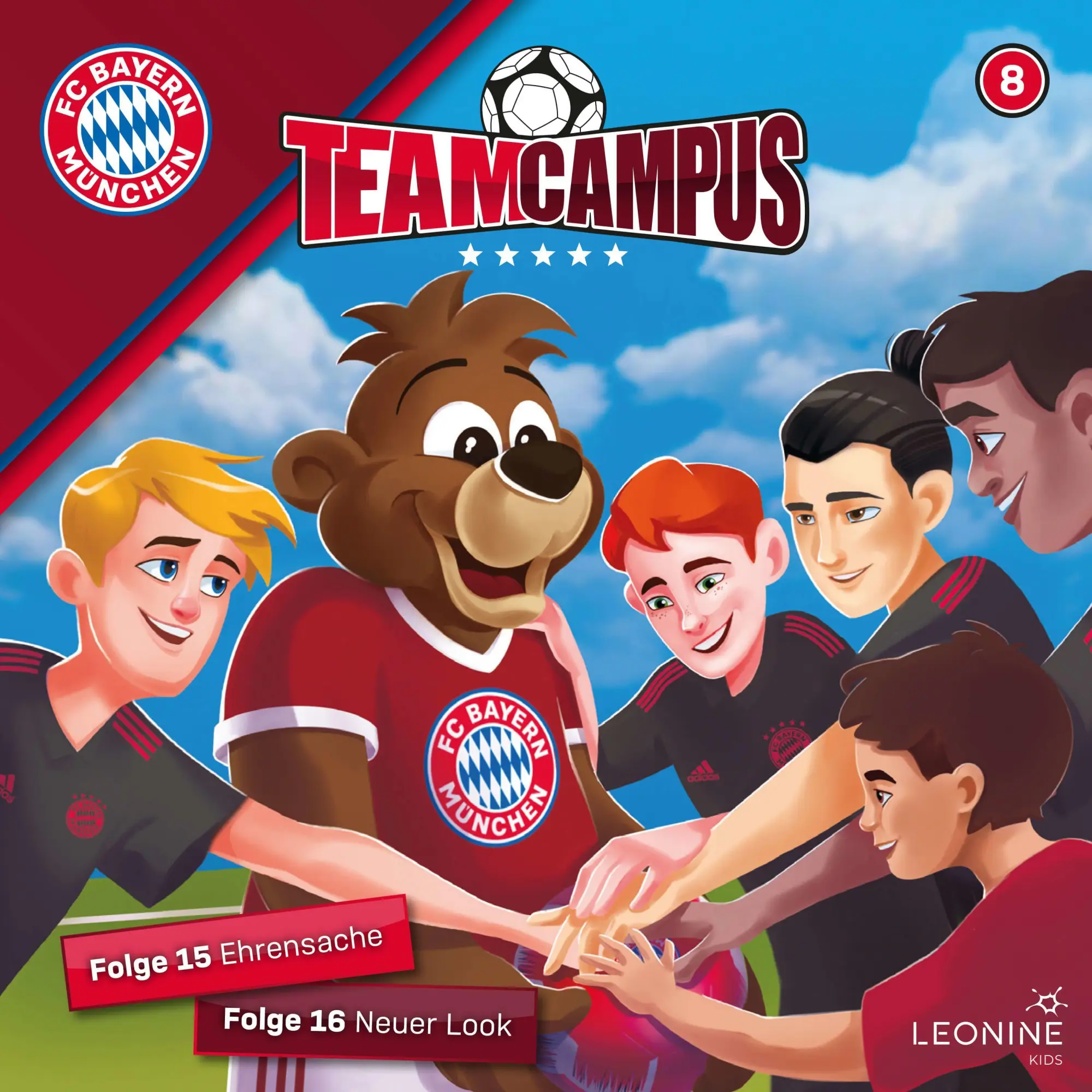 Cover: 4061229269124 | FC Bayern Team Campus (Fußball) (CD 8) | Folge 15 und 16 | Audio-CD