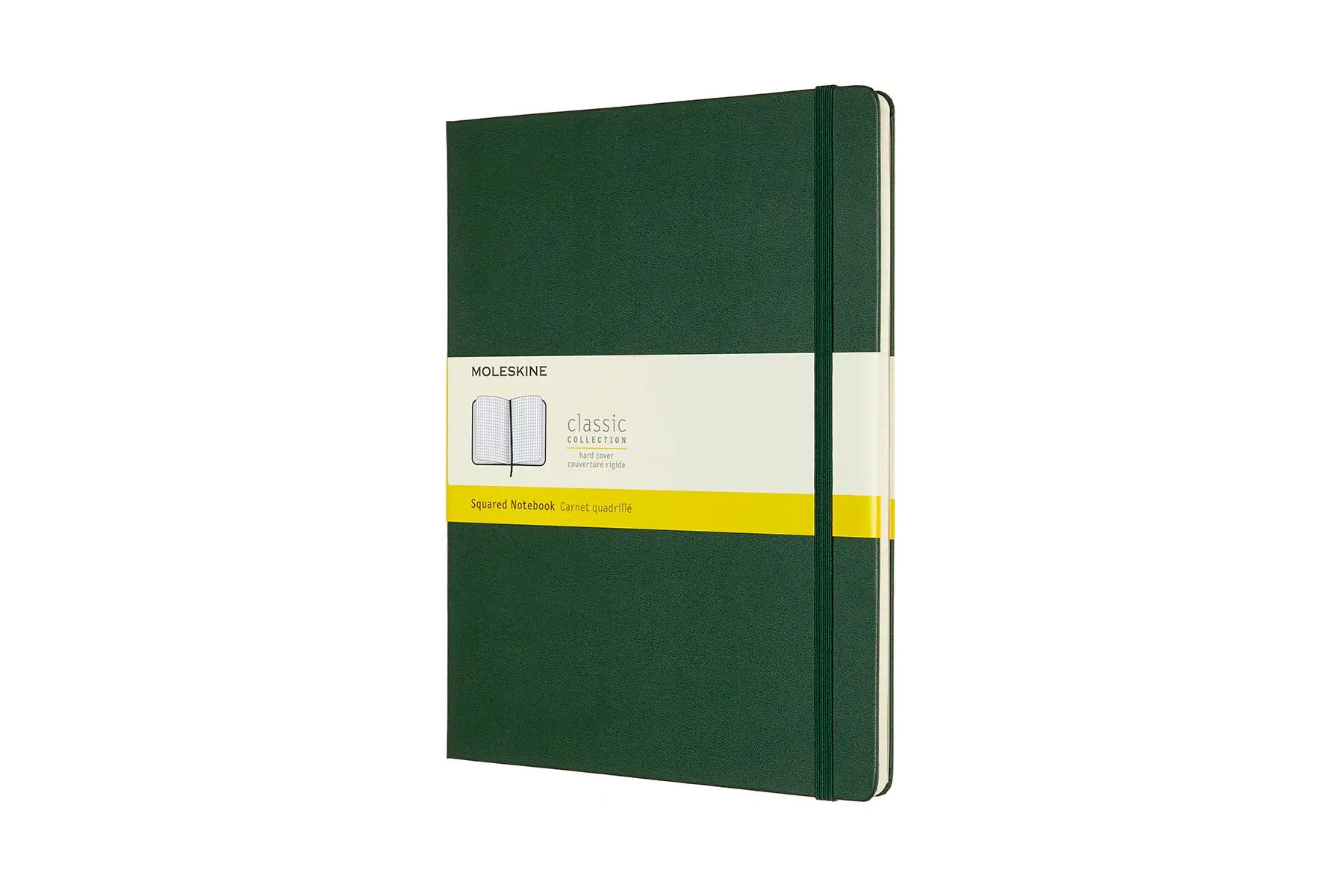 Moleskine Notizbuch XL, Kariert, Myrtengrün
