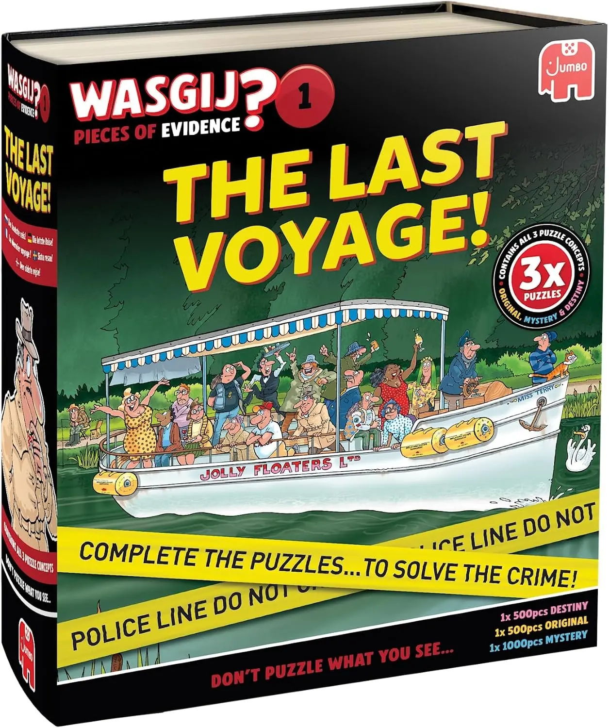 Cover: 8721017609124 | Wasgij Pieces of Evidence 1 - Die letzte Reise/The Last Voyage! | 2026