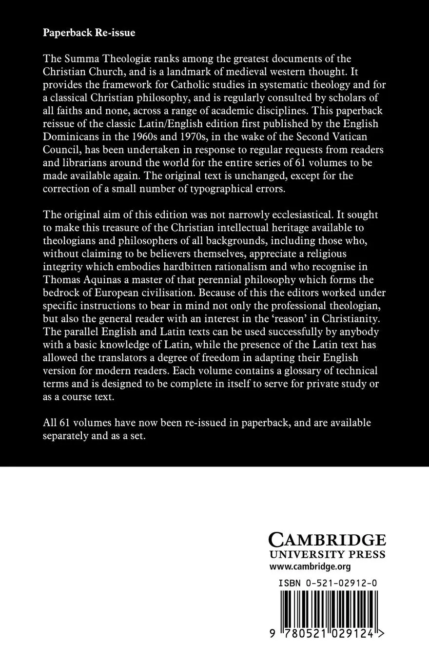 Rückseite: 9780521029124 | Knowledge in God | Ia. 14-18 | Thomas Aquinas | Taschenbuch | Englisch