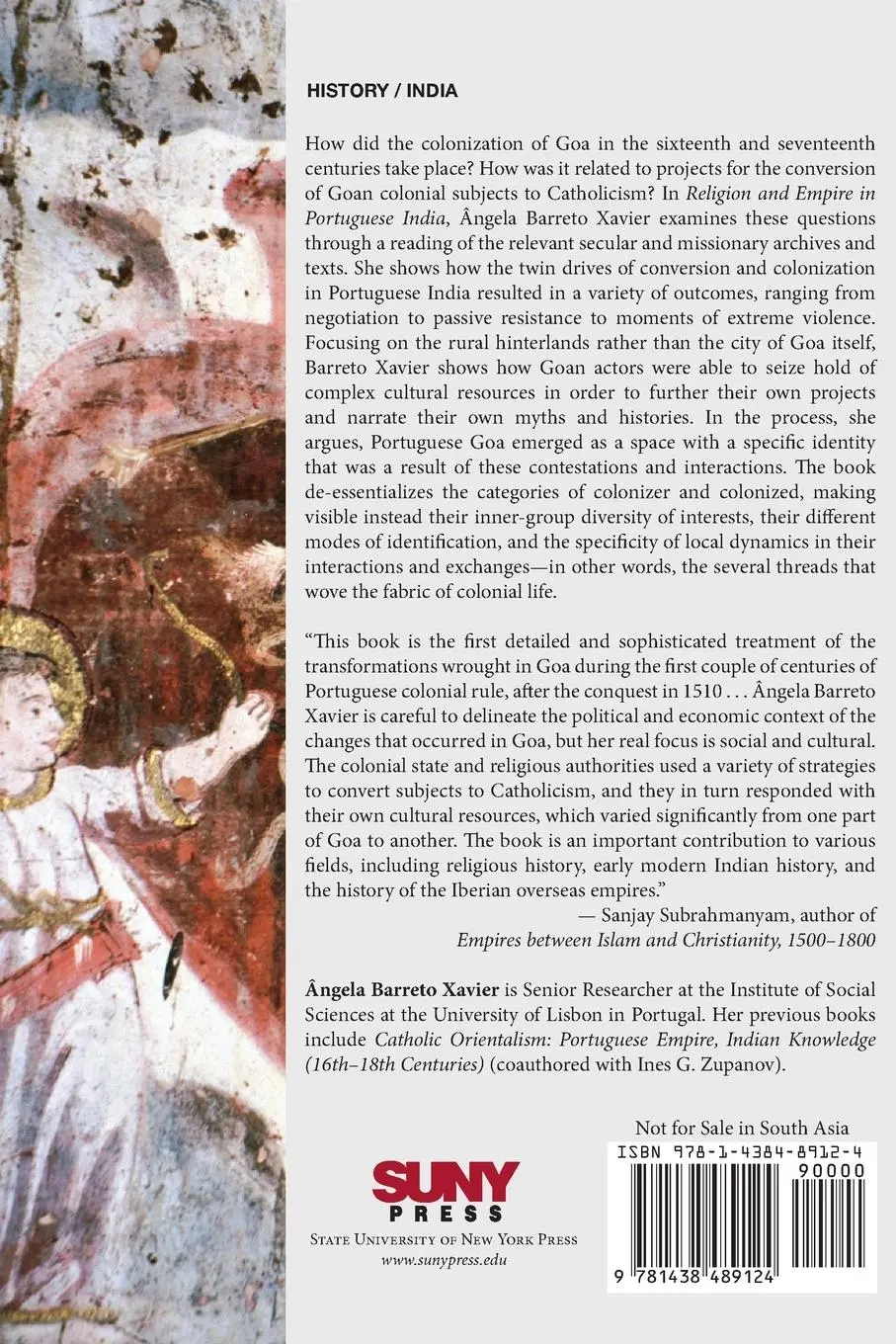 Rückseite: 9781438489124 | Religion and Empire in Portuguese India | Ângela Barreto Xavier | Buch