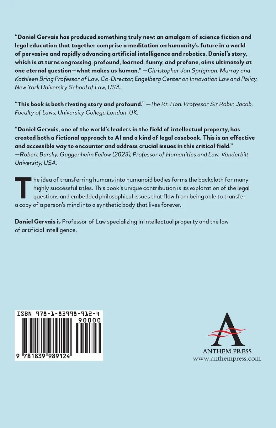 Rückseite: 9781839989124 | Forever | A legal sci-fi story | Daniel Gervais | Taschenbuch | 2023
