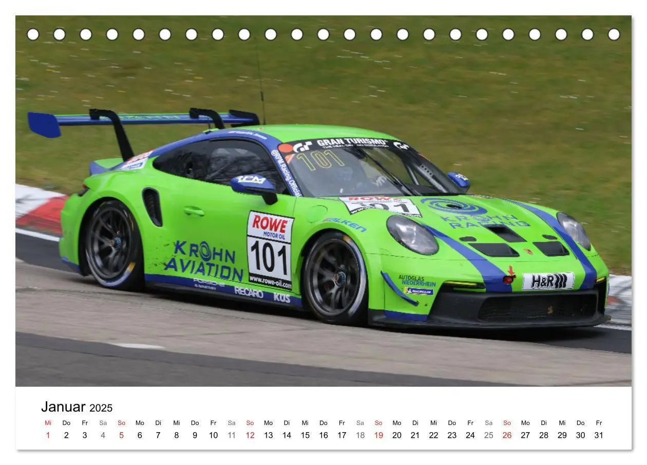 Bild: 9783435839124 | Motorsport in Deutschland (Tischkalender 2025 DIN A5 quer),...
