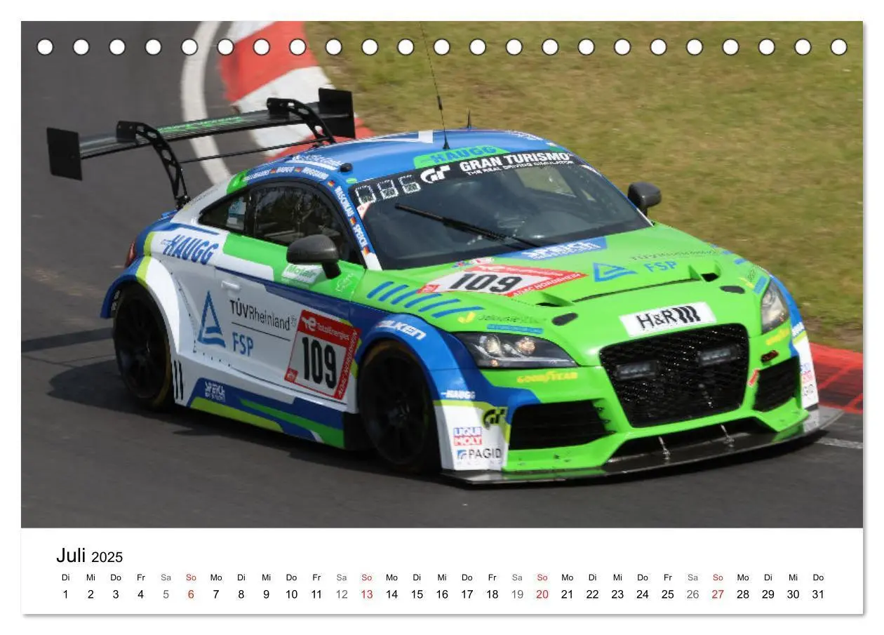 Bild: 9783435839124 | Motorsport in Deutschland (Tischkalender 2025 DIN A5 quer),...