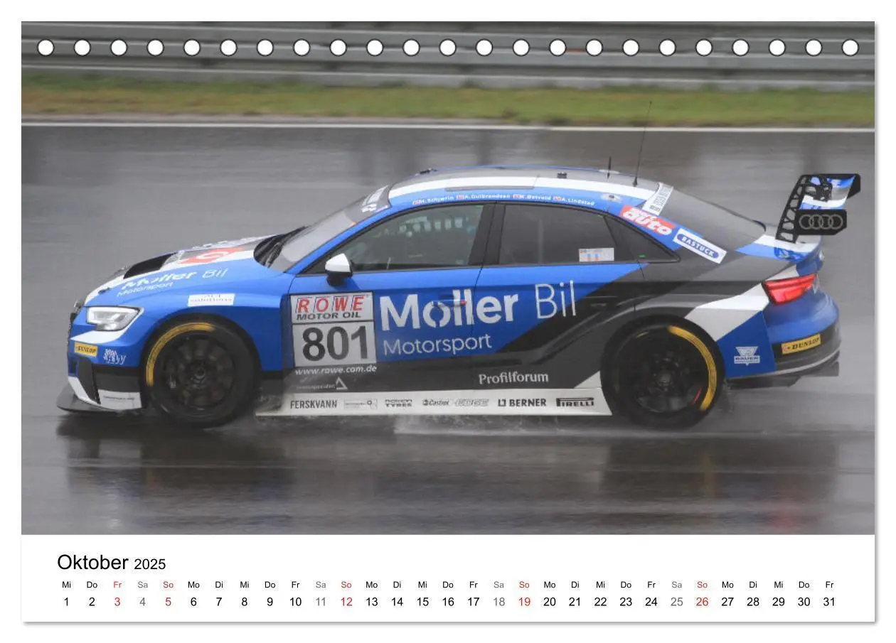 Bild: 9783435839124 | Motorsport in Deutschland (Tischkalender 2025 DIN A5 quer),...