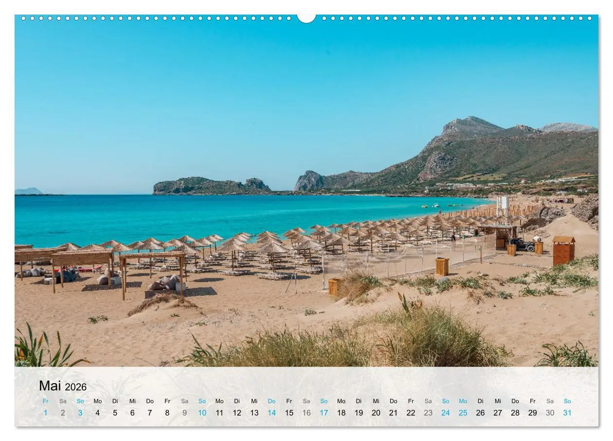 Bild: 9783457549124 | Kreta - Die schönsten Strände (Wandkalender 2026 DIN A2 quer),...