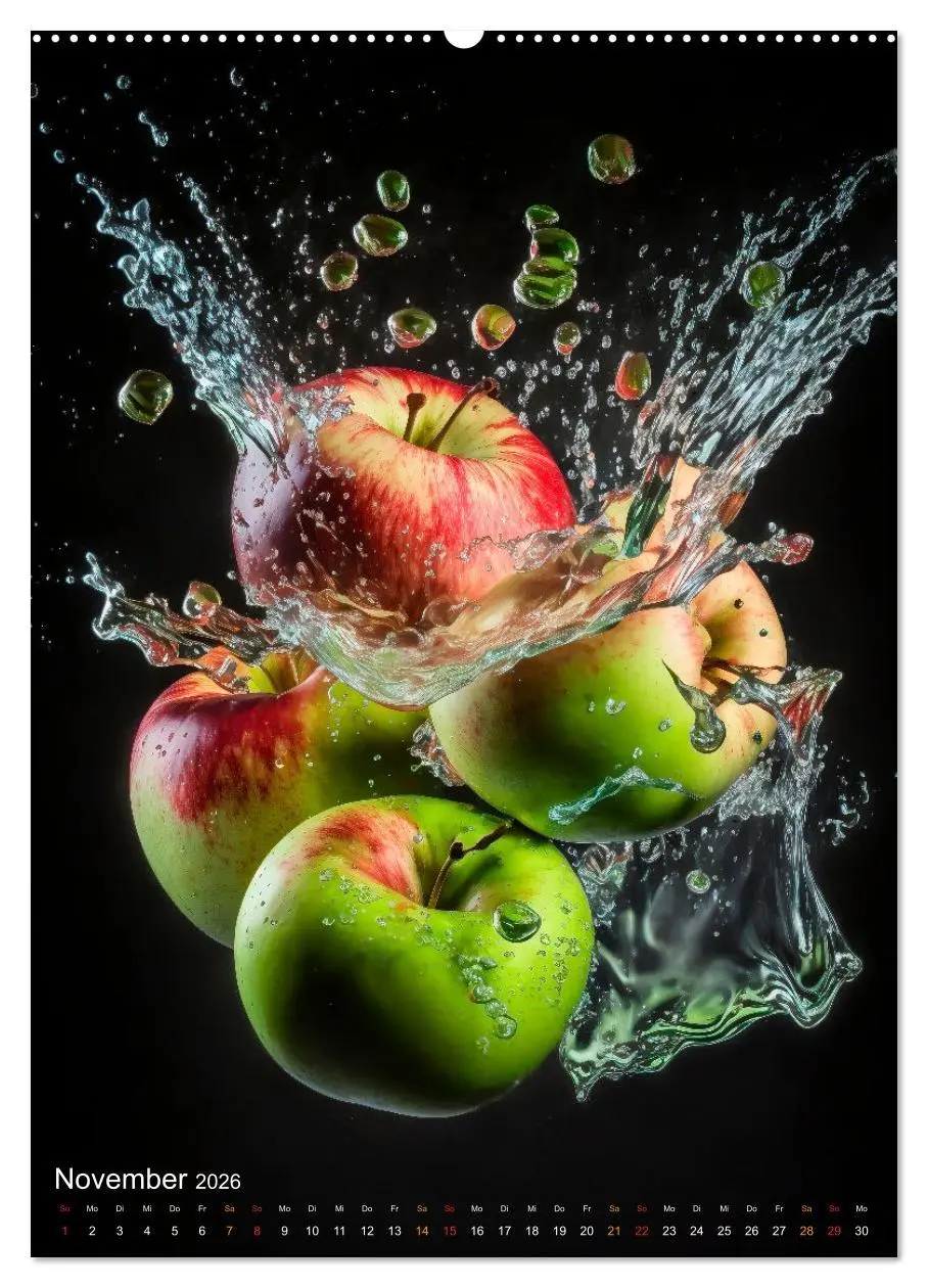 Bild: 9783516329124 | Coole Früchte (hochwertiger Premium Wandkalender 2026 DIN A2 hoch),...