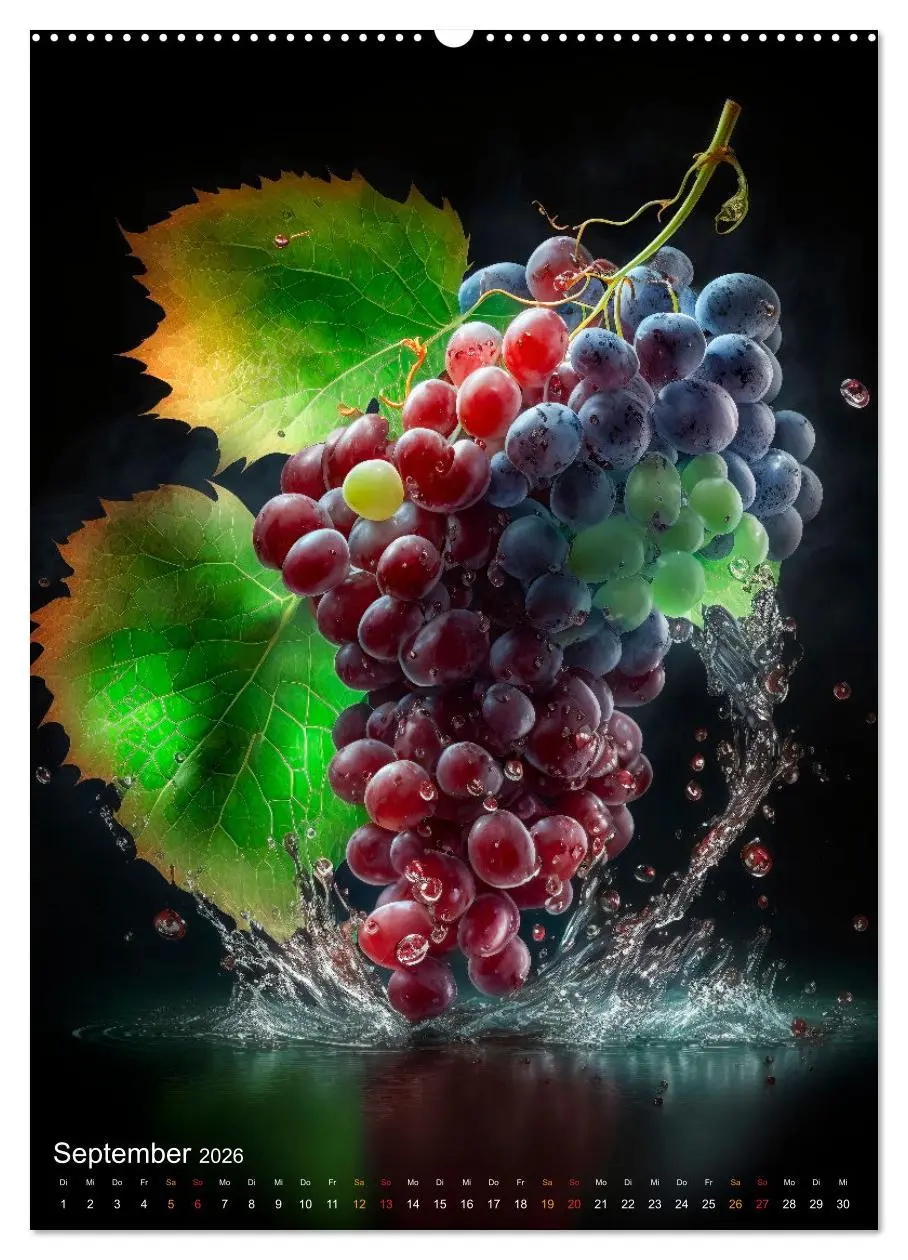 Bild: 9783516329124 | Coole Früchte (hochwertiger Premium Wandkalender 2026 DIN A2 hoch),...
