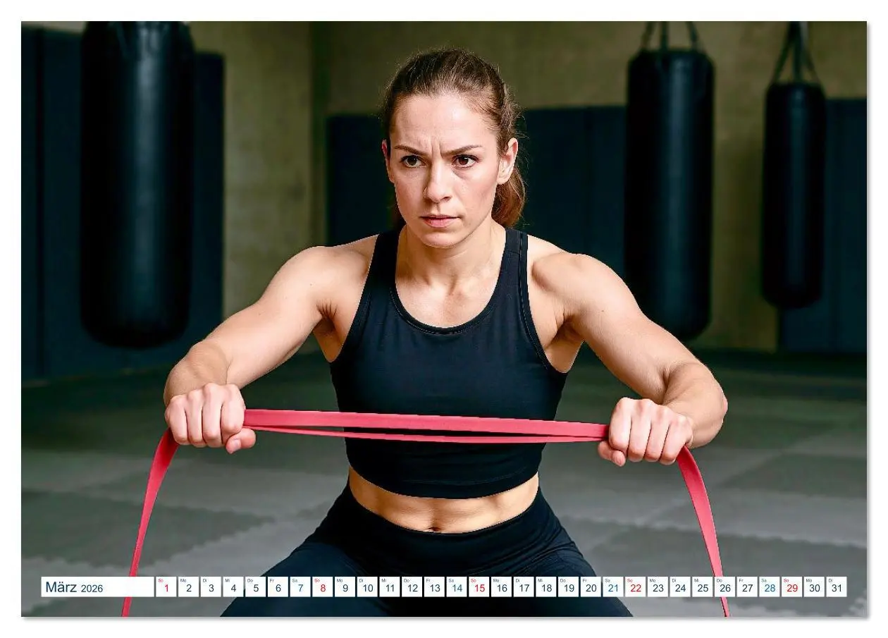 Bild: 9783516639124 | MMA Mixed Martial Arts (Tischkalender 2026 DIN A5 quer), CALVENDO...