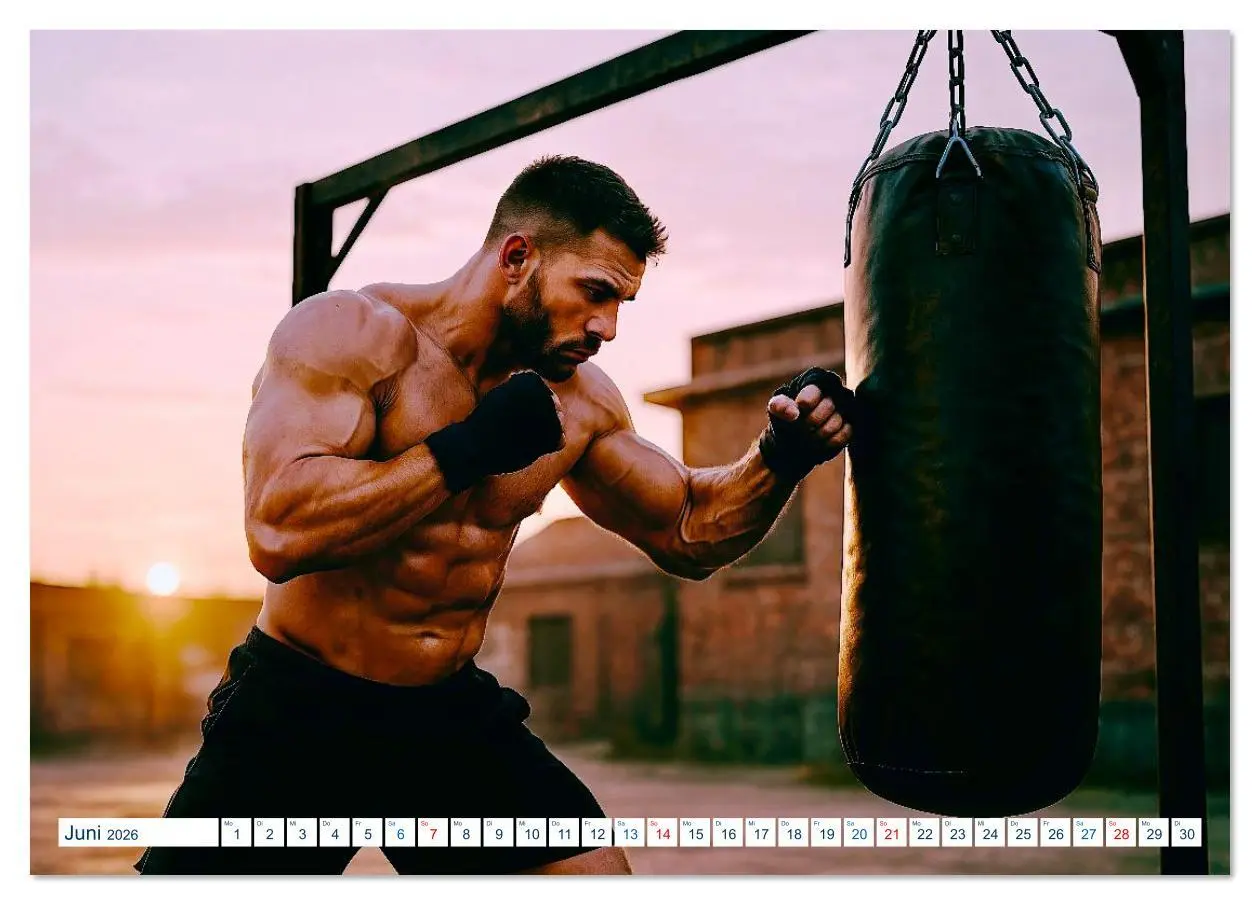 Bild: 9783516639124 | MMA Mixed Martial Arts (Tischkalender 2026 DIN A5 quer), CALVENDO...