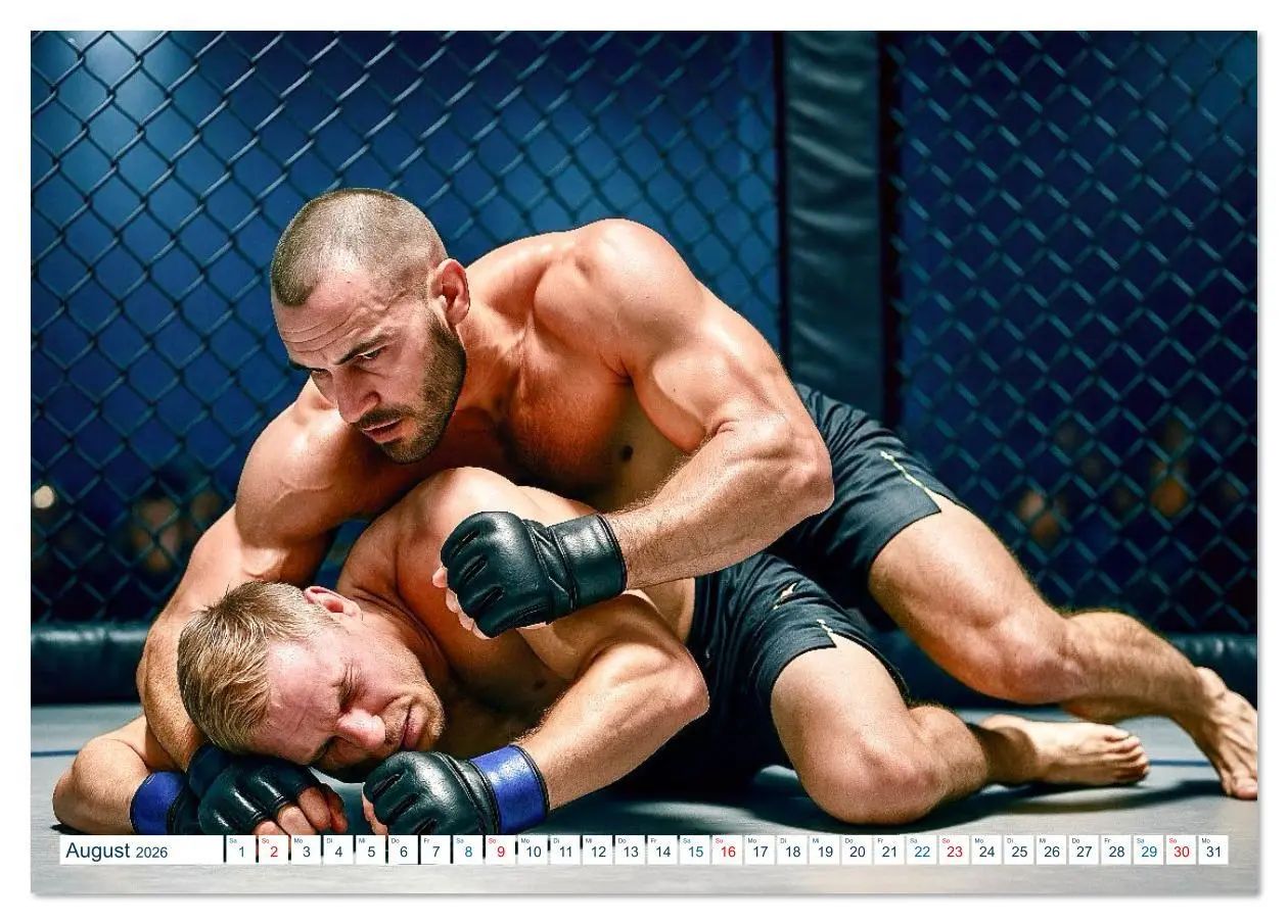 Bild: 9783516639124 | MMA Mixed Martial Arts (Tischkalender 2026 DIN A5 quer), CALVENDO...