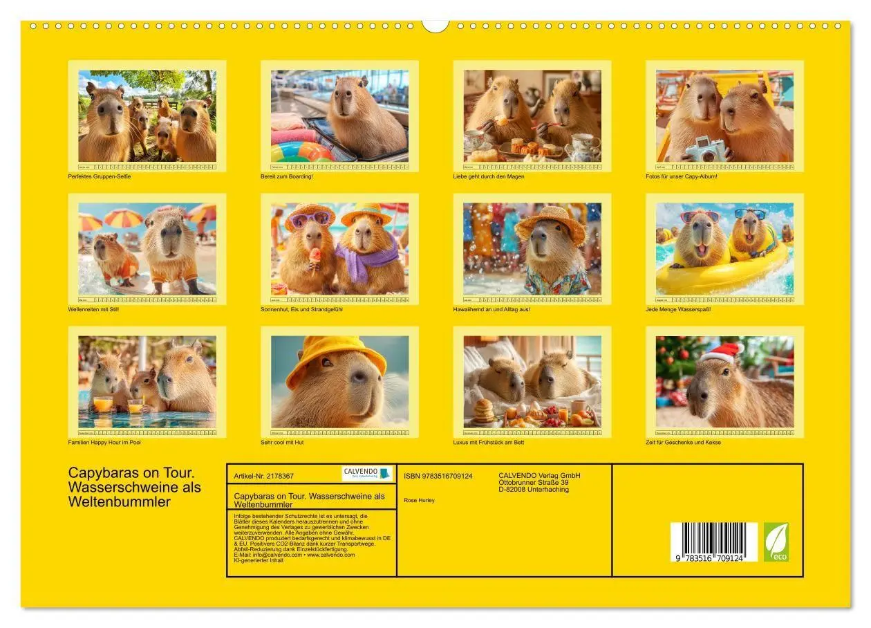 Bild: 9783516709124 | Capybaras on Tour. Wasserschweine als Weltenbummler (hochwertiger...