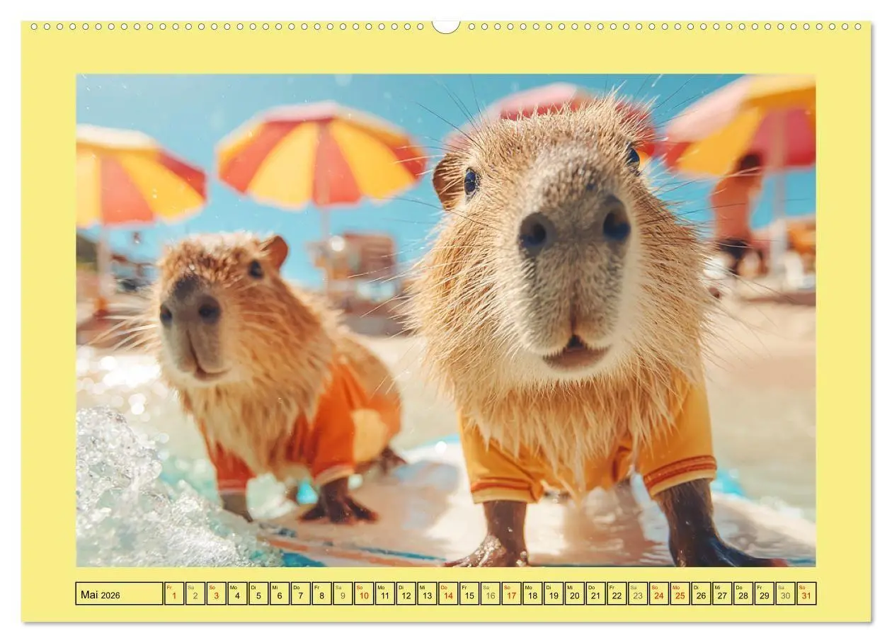 Bild: 9783516709124 | Capybaras on Tour. Wasserschweine als Weltenbummler (hochwertiger...