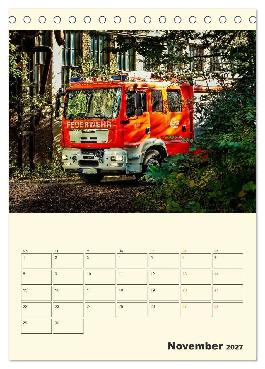 Bild: 9783569349124 | Feuerwehr - der Kalender (Tischkalender 2027 DIN A5 hoch), CALVENDO...