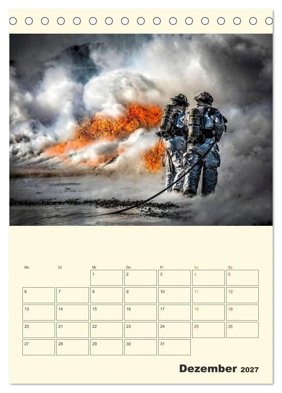 Bild: 9783569349124 | Feuerwehr - der Kalender (Tischkalender 2027 DIN A5 hoch), CALVENDO...