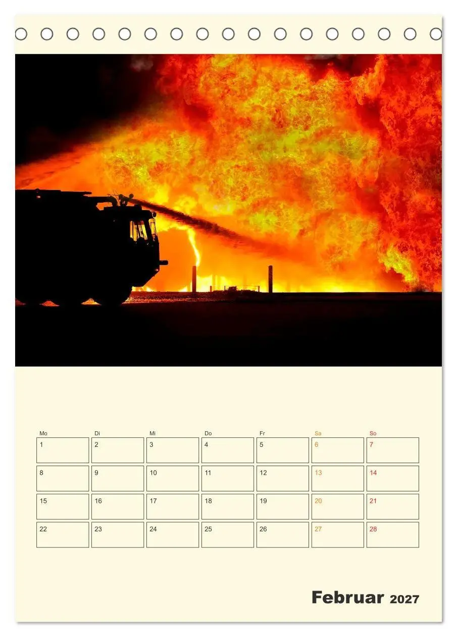 Bild: 9783569349124 | Feuerwehr - der Kalender (Tischkalender 2027 DIN A5 hoch), CALVENDO...