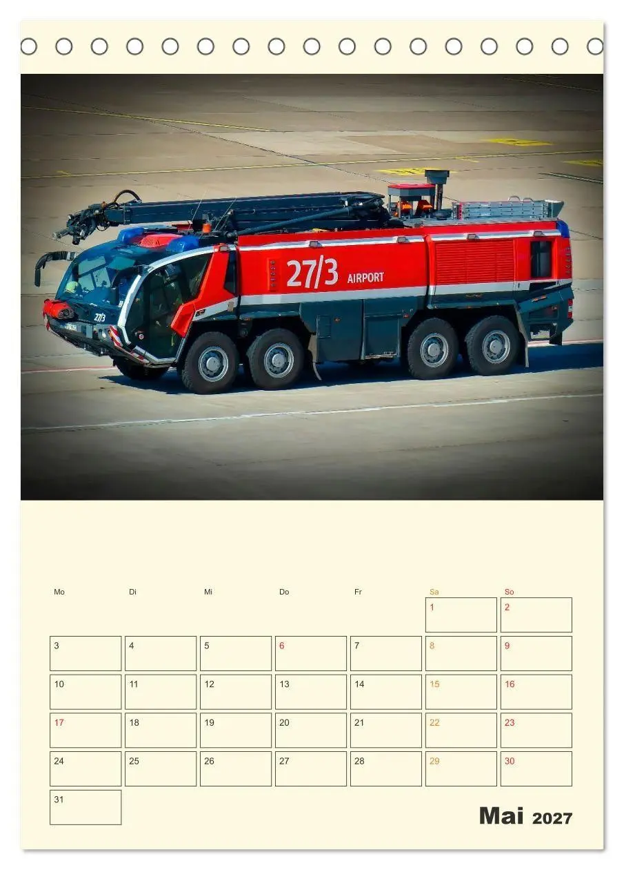 Bild: 9783569349124 | Feuerwehr - der Kalender (Tischkalender 2027 DIN A5 hoch), CALVENDO...