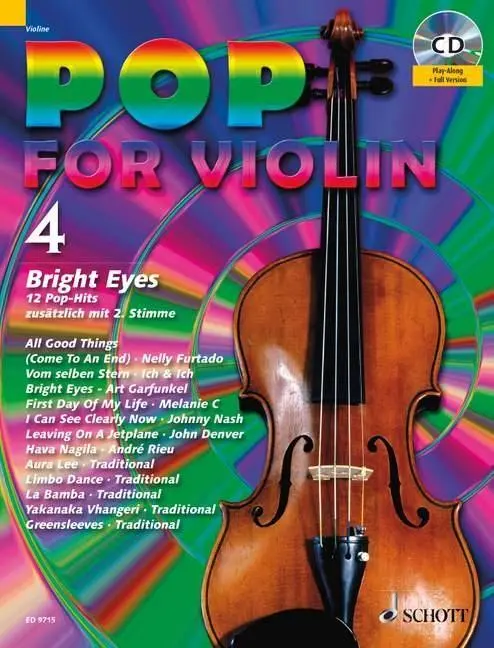 Cover: 9783795759124 | Pop for Violin Band 4 | Bright Eyes | Michael Zlanabitnig | Buch + CD