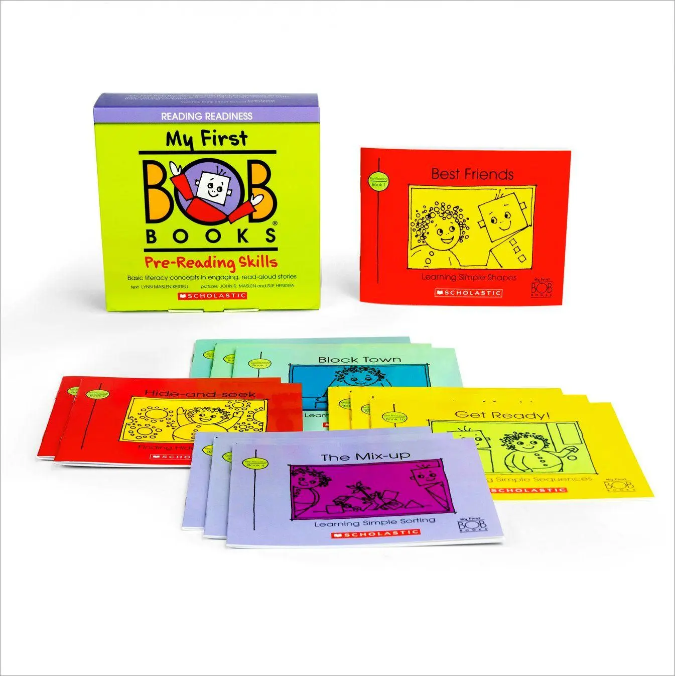 Bild: 9780545019224 | My First Bob Books | Pre-Reading Skills (12 Book Box Set) | Kertell