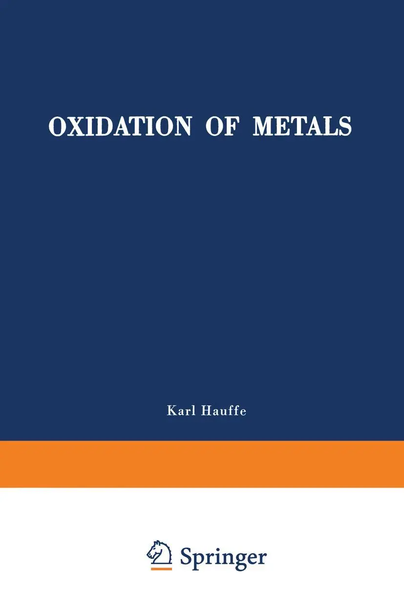 Cover: 9781468489224 | Oxidation of Metals | Karl Hauffe | Taschenbuch | xii | Englisch