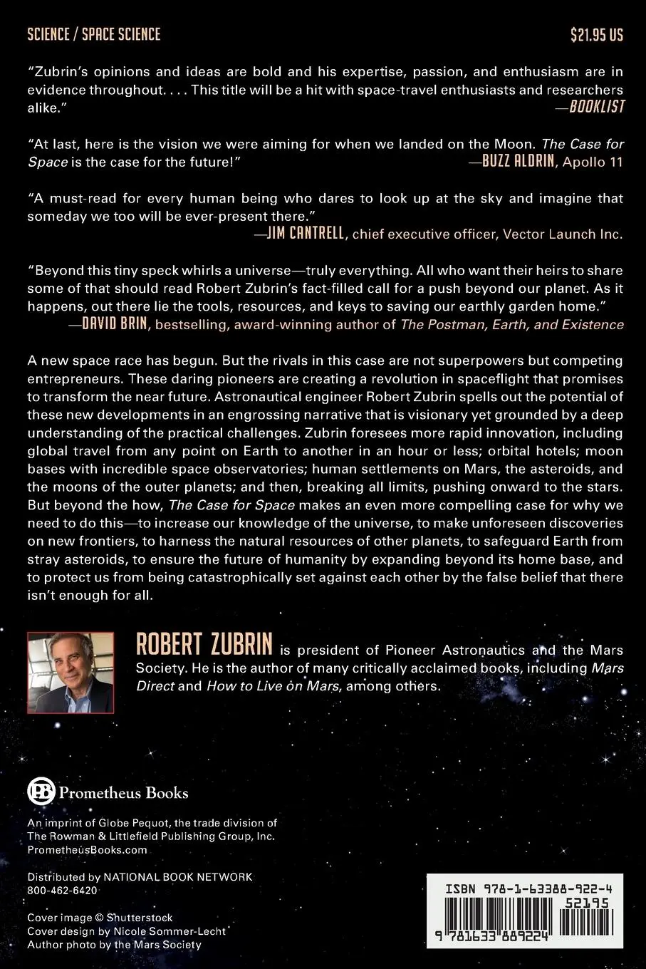 Rückseite: 9781633889224 | The Case for Space | Robert Zubrin | Taschenbuch | Englisch | 2023