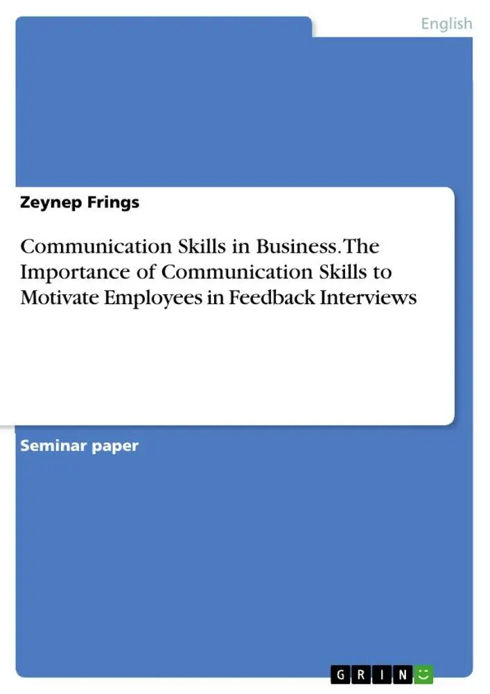 Cover: 9783346659224 | Communication Skills in Business. The Importance of Communication...