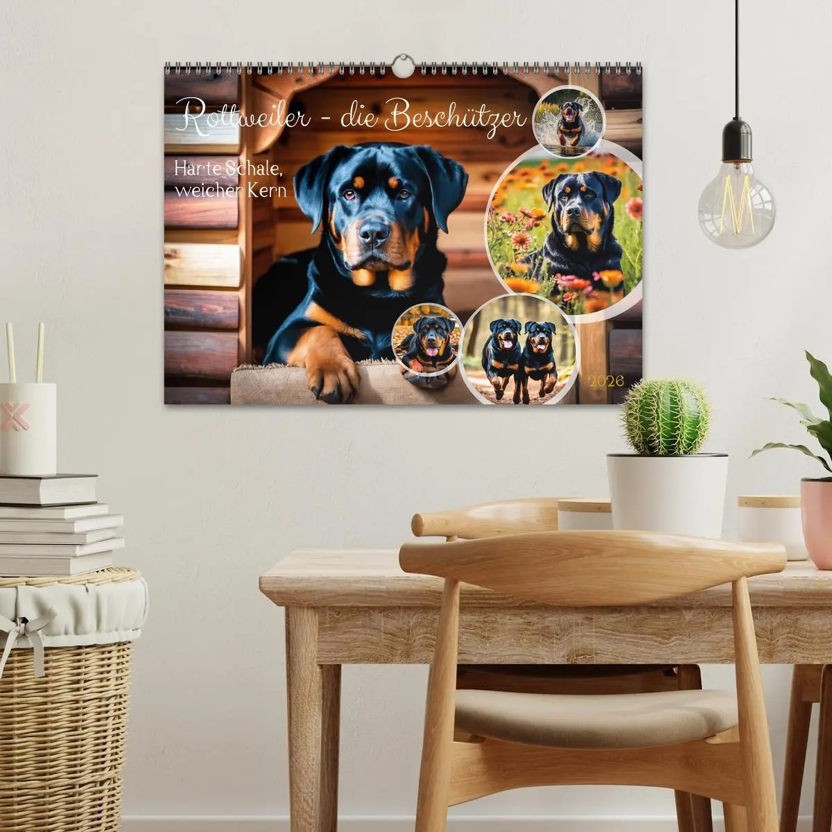 Bild: 9783457399224 | Rottweiler - die Beschützer (Wandkalender 2026 DIN A3 quer),...