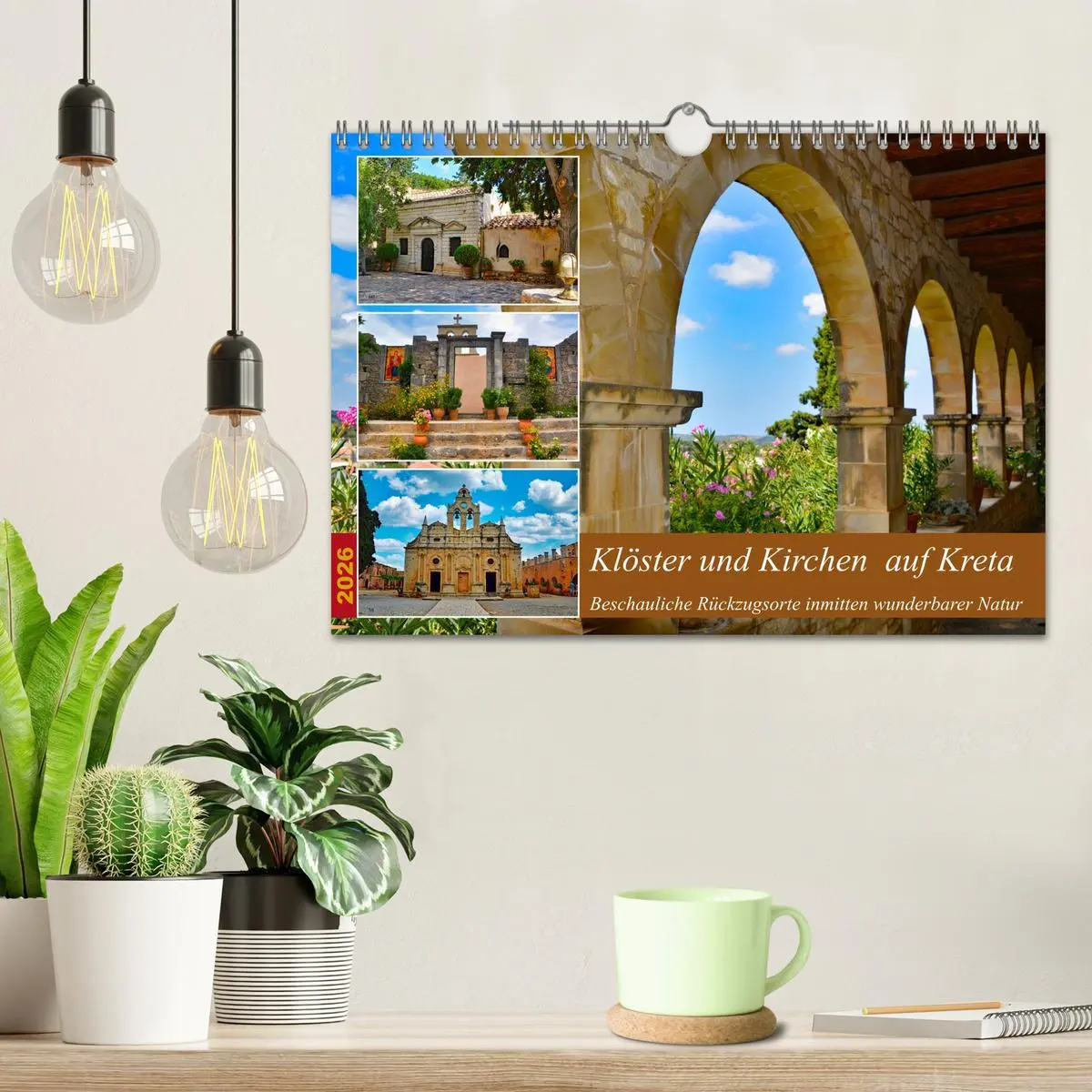 Bild: 9783457539224 | Klöster und Kirchen auf Kreta (Wandkalender 2026 DIN A4 quer),...