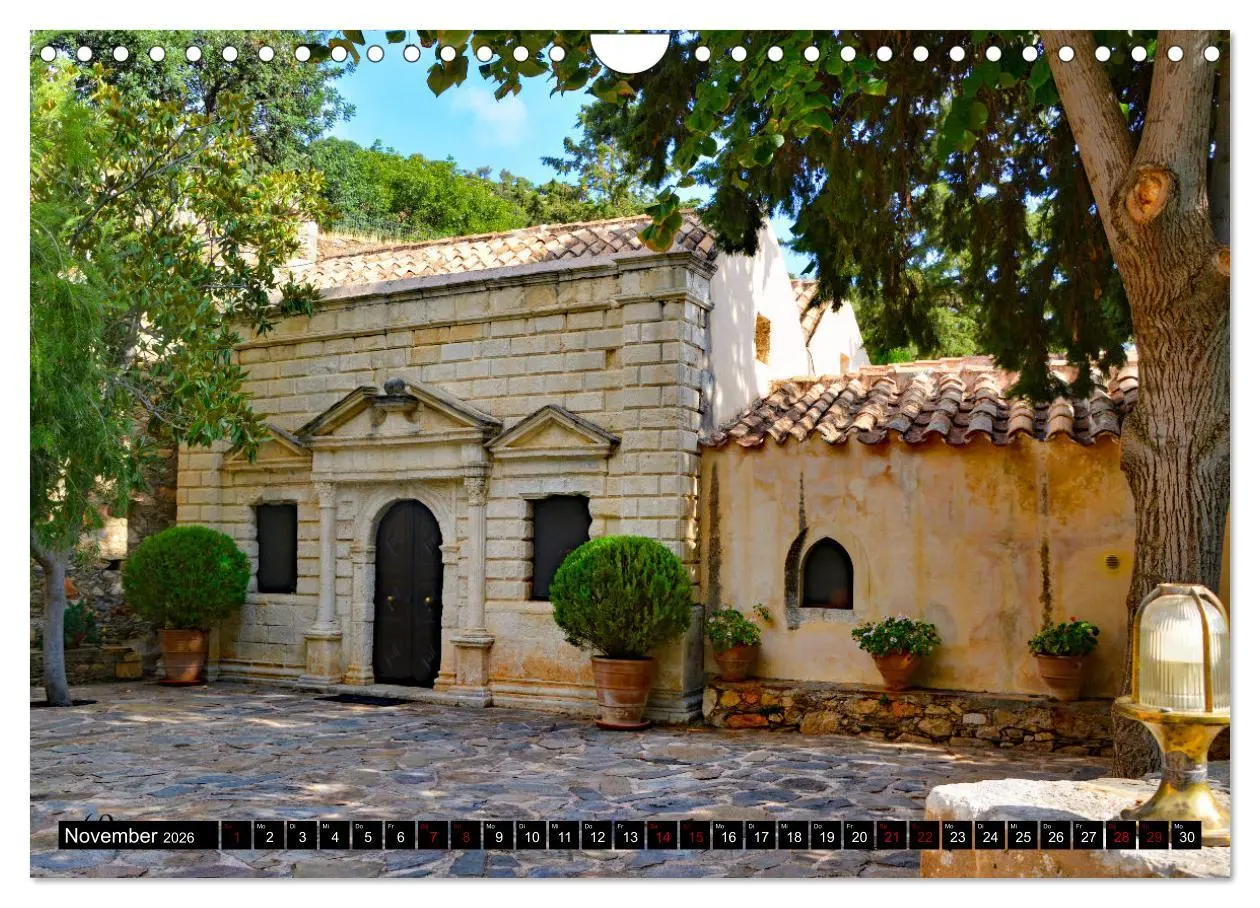 Bild: 9783457539224 | Klöster und Kirchen auf Kreta (Wandkalender 2026 DIN A4 quer),...